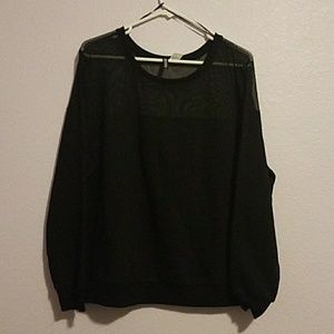 H&M black crewneck